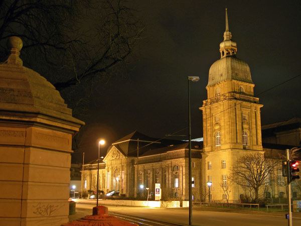 Hessische Landesmuseum - Bei Nacht